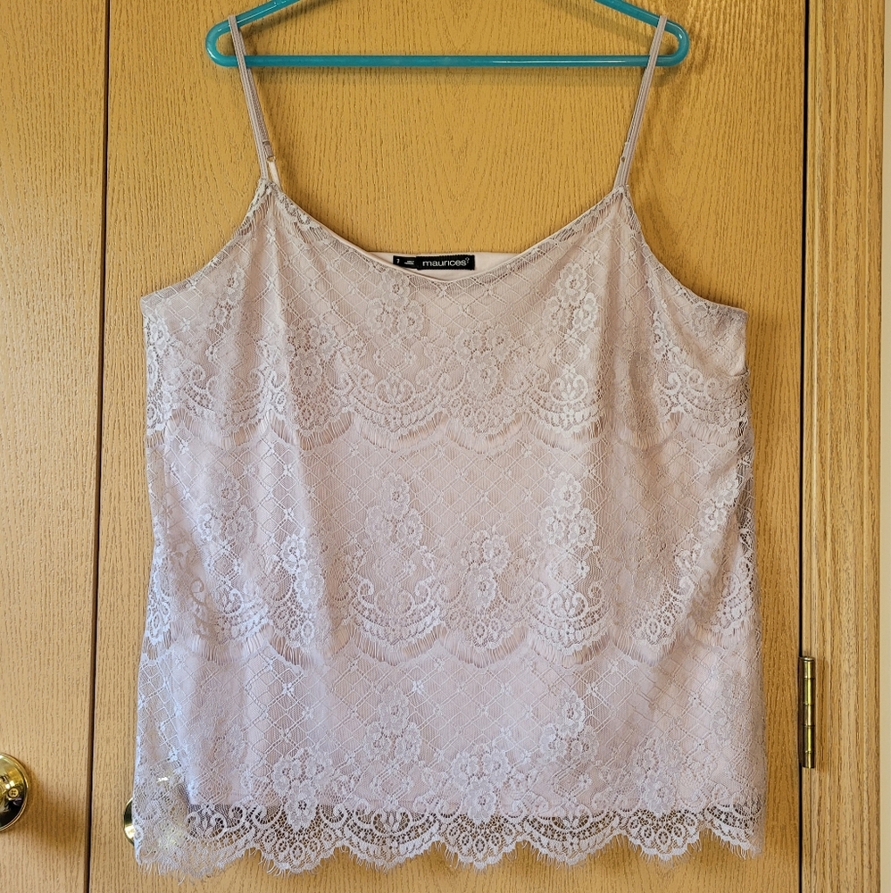 🔥Brand New🔥Cord Lace🌷blush tint😊- Maurice's😊